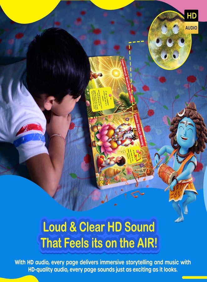 Kiddale’s Shlokas & Mantras Musical Sound Book for Kids | Hindu Gods Learning Book with Audio in Eng & Hindi | Cultural & Spiritual Learning | Ideal Gift for Children 2-7 Years - Image 5